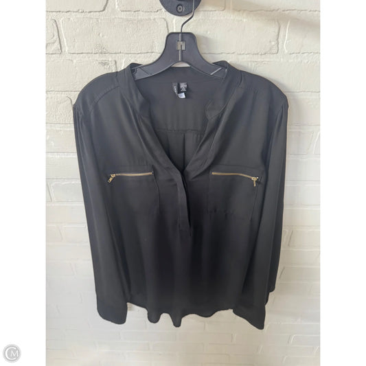 Top Long Sleeve By Clothes Mentor In Black, Size: Xl