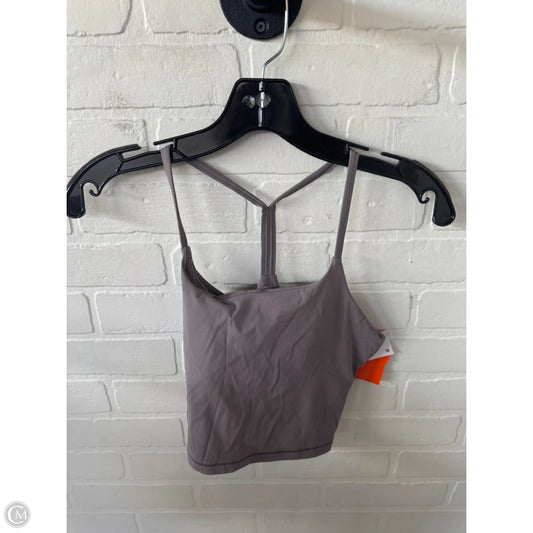 Athletic Bra By Crz Yoga In Grey, Size: S