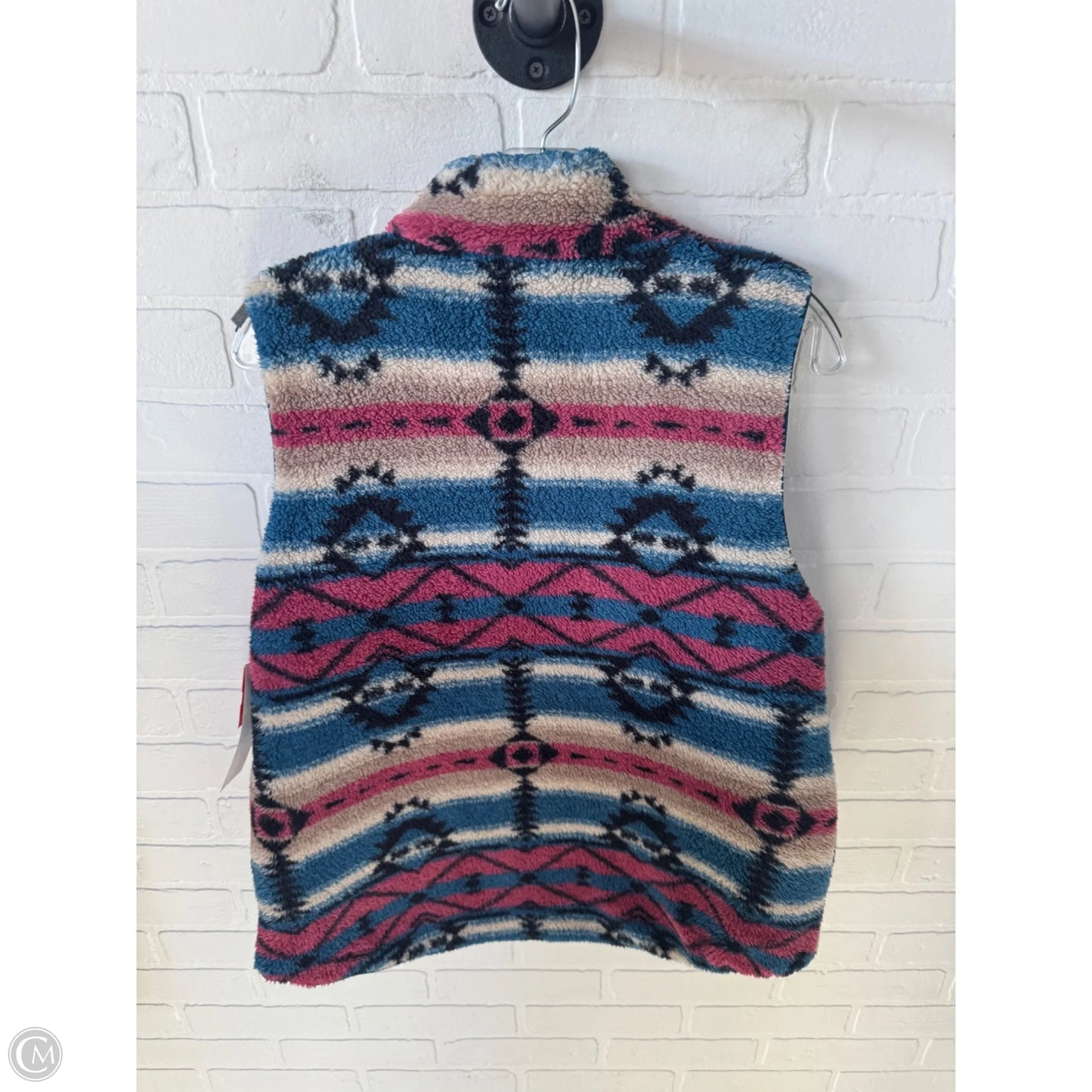 Vest Fleece By Maurices In Blue & Pink, Size: L