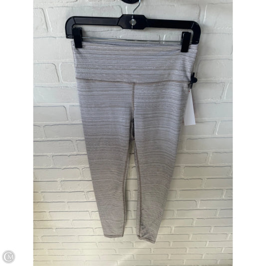 Athletic Leggings By Athleta In Tan & White, Size: S