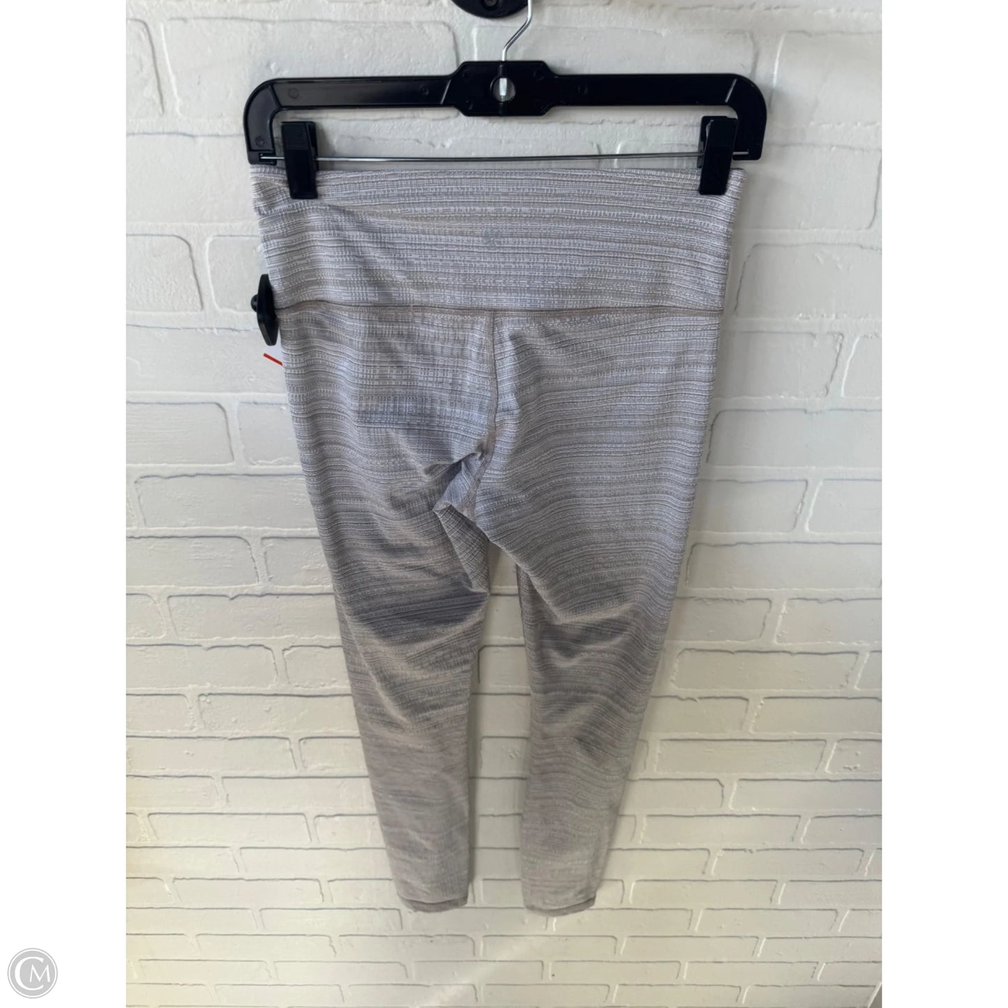 Athletic Leggings By Athleta In Tan & White, Size: S
