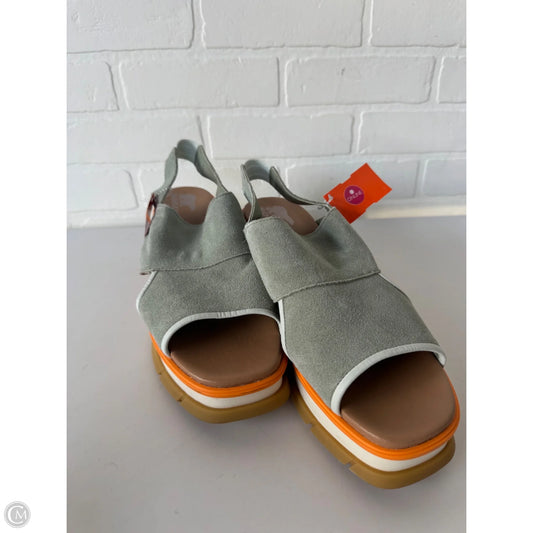 Sandals Heels Wedge By Sorel In Grey, Size: 10.5