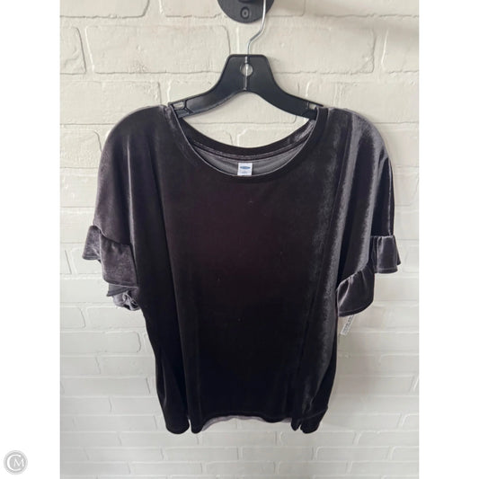 Top Short Sleeve By Old Navy In Brown, Size: Xl