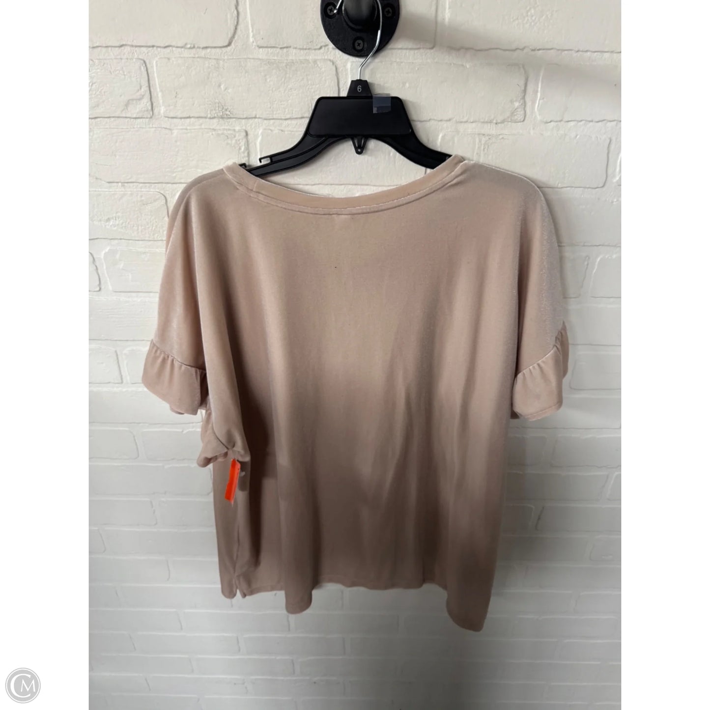 Top Short Sleeve By Old Navy In Cream, Size: Xl