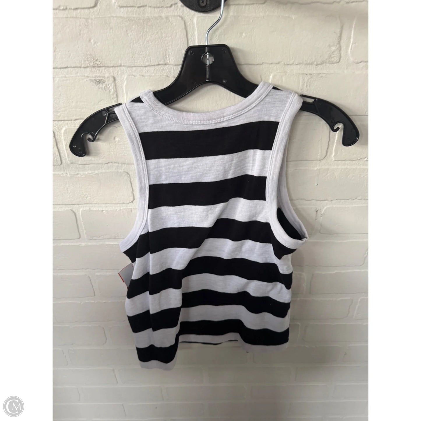 Tank Top By Marled In Black & White, Size: M