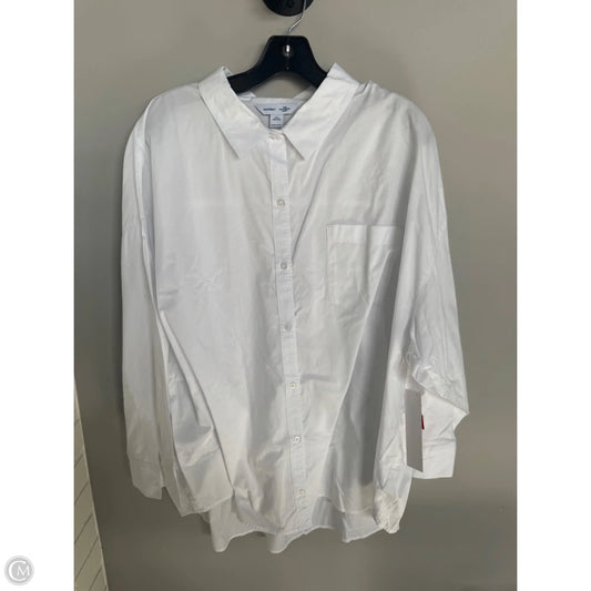 Top Long Sleeve By Old Navy In White, Size: Xxl