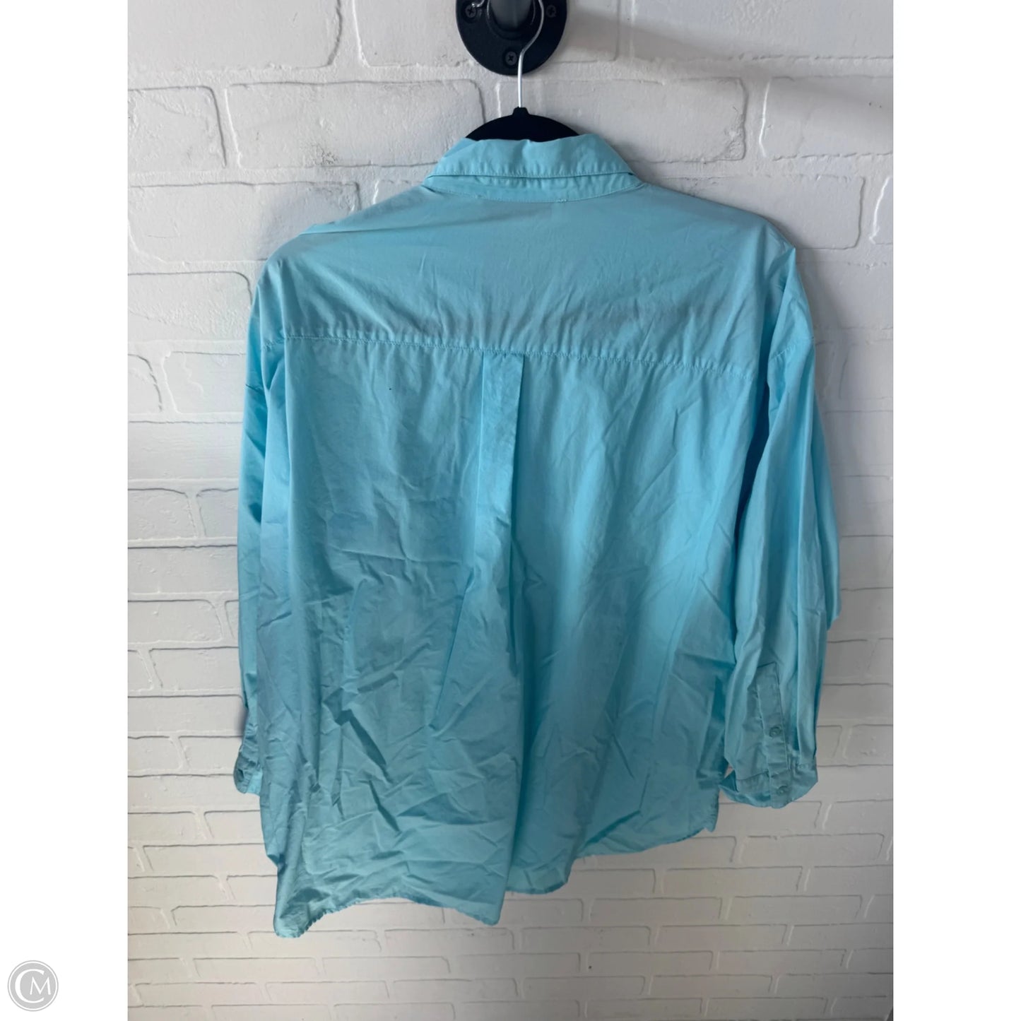 Top Long Sleeve By Loft In Blue, Size: Xxl