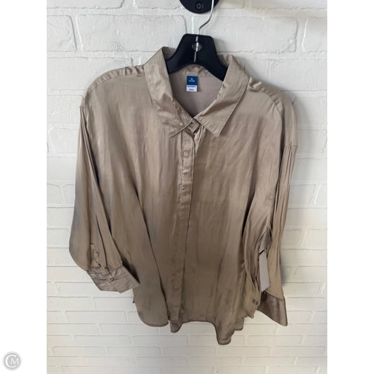 Top Long Sleeve By Old Navy In Tan, Size: Xlp