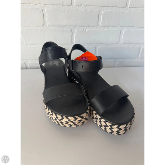 Sandals Flats By Sorel In Black, Size: 8.5