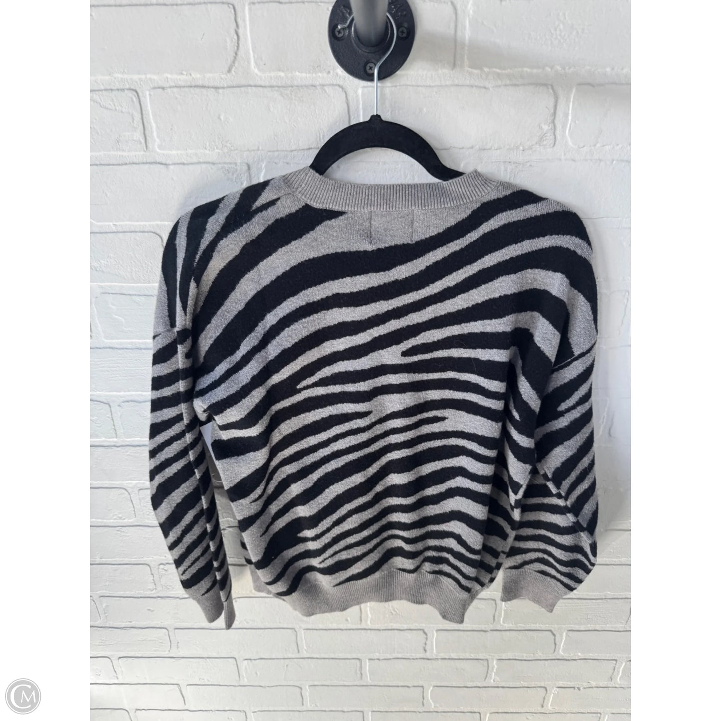 Sweater By Joa In Black & Grey, Size: S