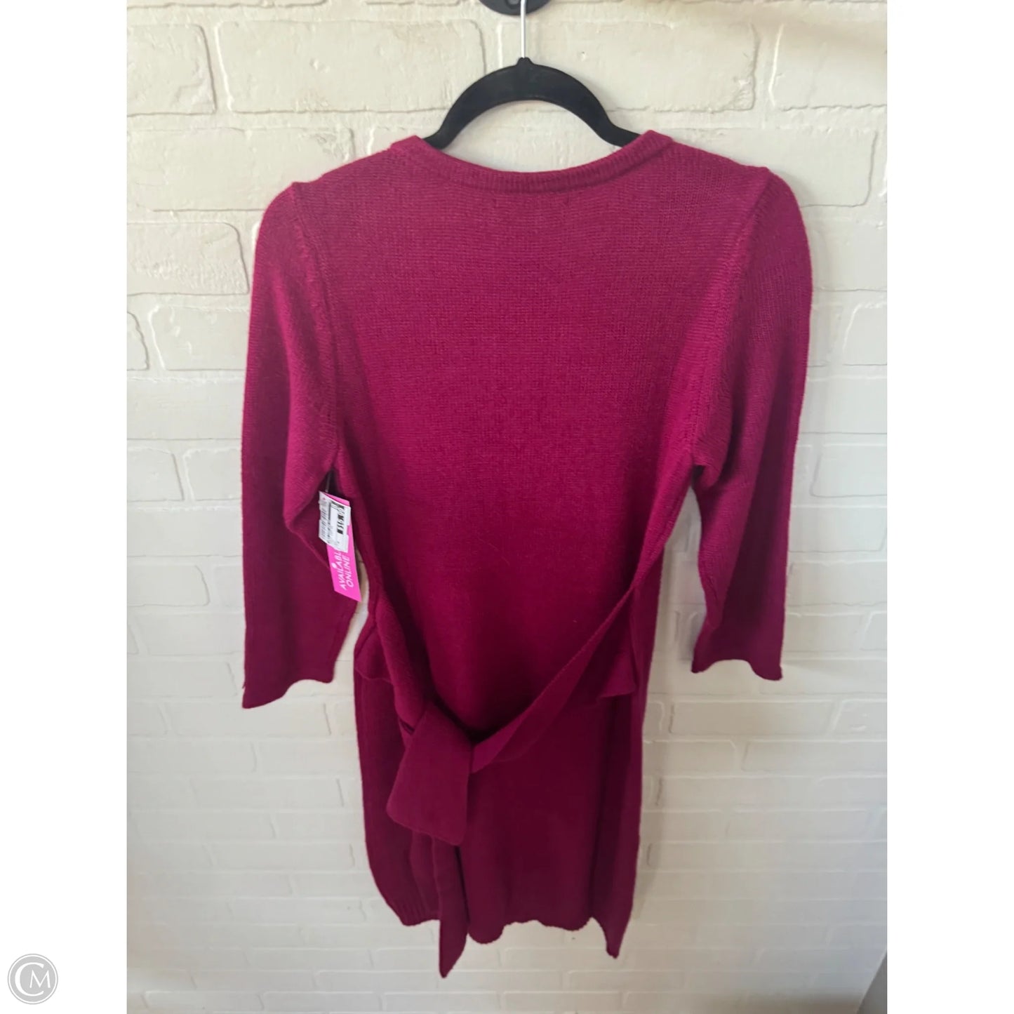 Dress Sweater By New York And Co In Pink, Size: M