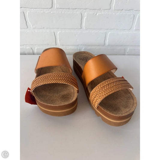 Sandals Flats By Reef In Tan, Size: 8