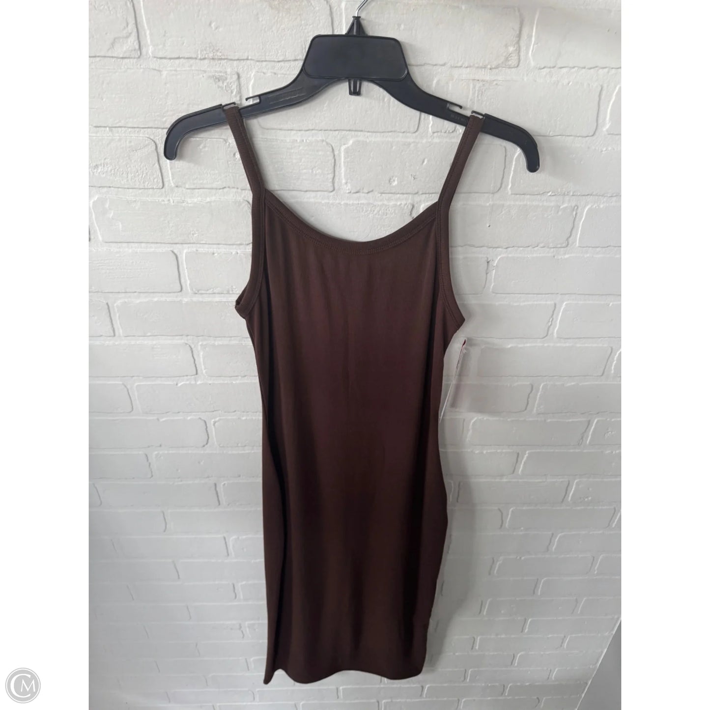 Dress Casual Midi By Shein In Brown, Size: S