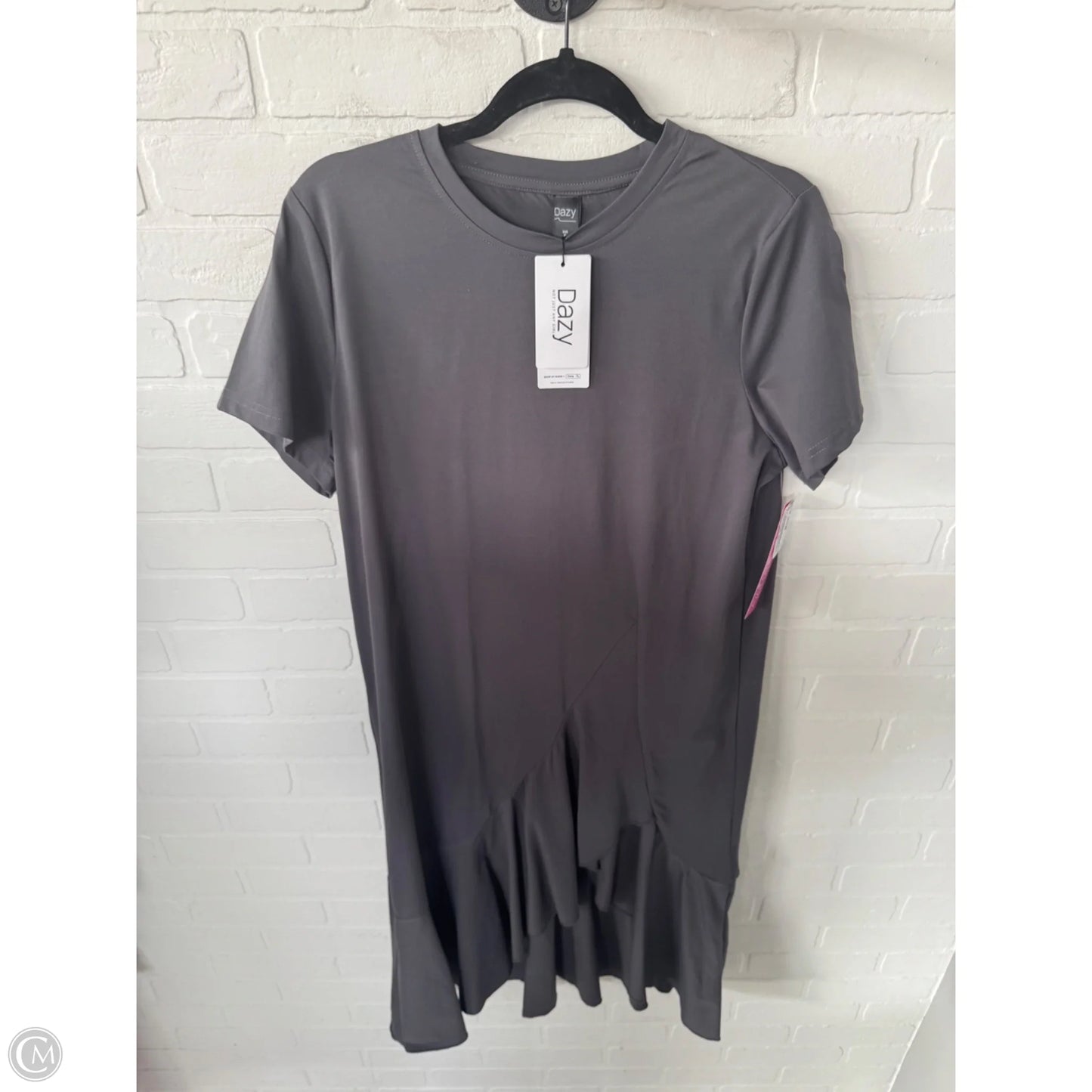 Dress Casual Midi By Dazy In Grey, Size: Xl