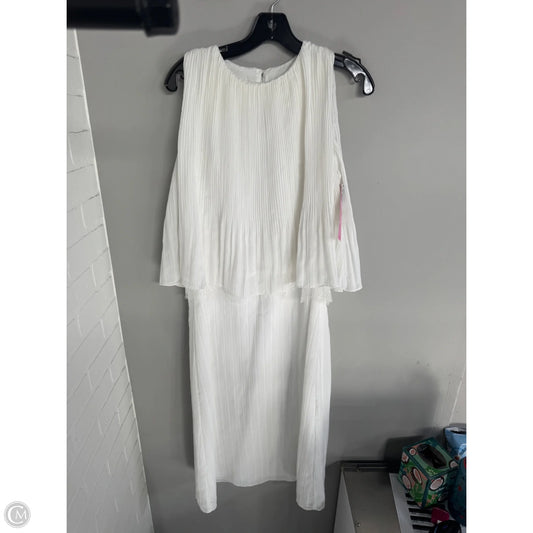 Dress Casual Midi By Cmf In White, Size: M