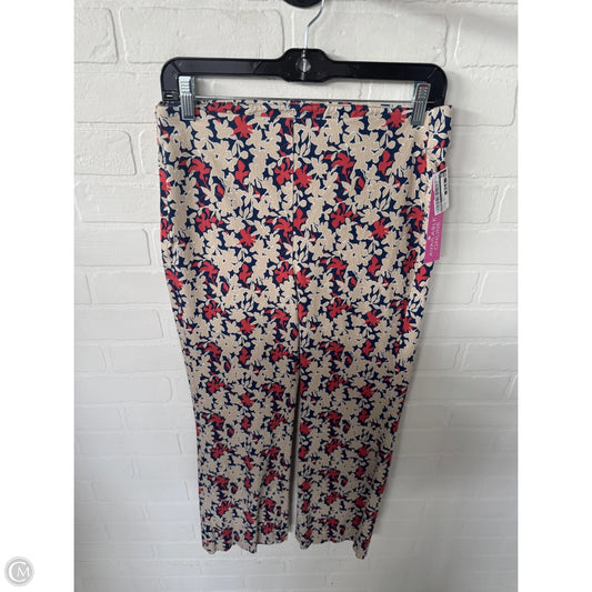 Pants Cropped By Chicos In Blue & Tan, Size: 4