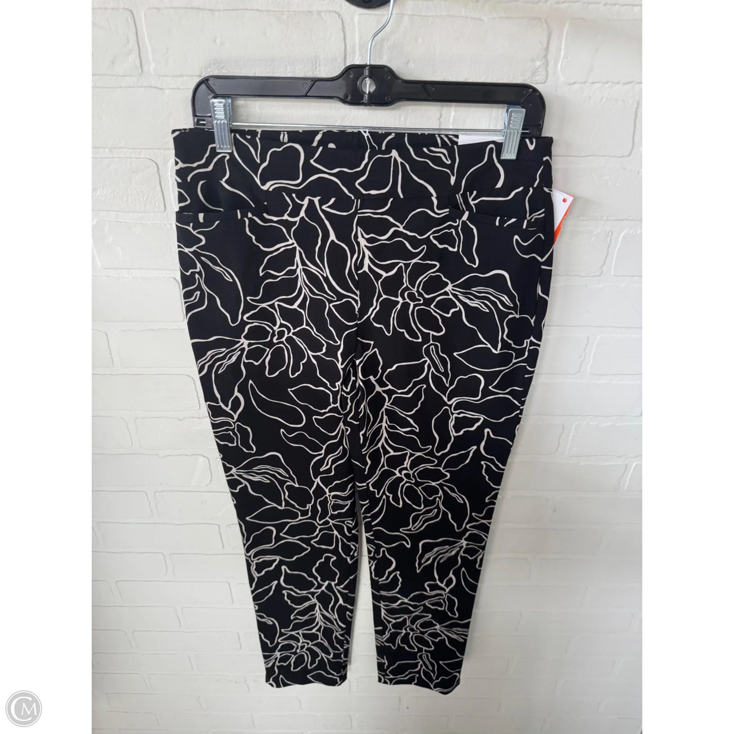 Pants Other By Chicos In Black & Cream, Size: 4