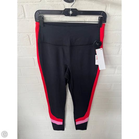 Athletic Leggings By Talbots In Black & Red, Size: 4