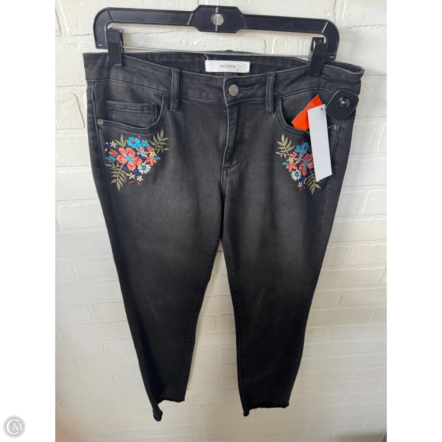 Jeans Skinny By Hidden In Black Denim, Size: 10