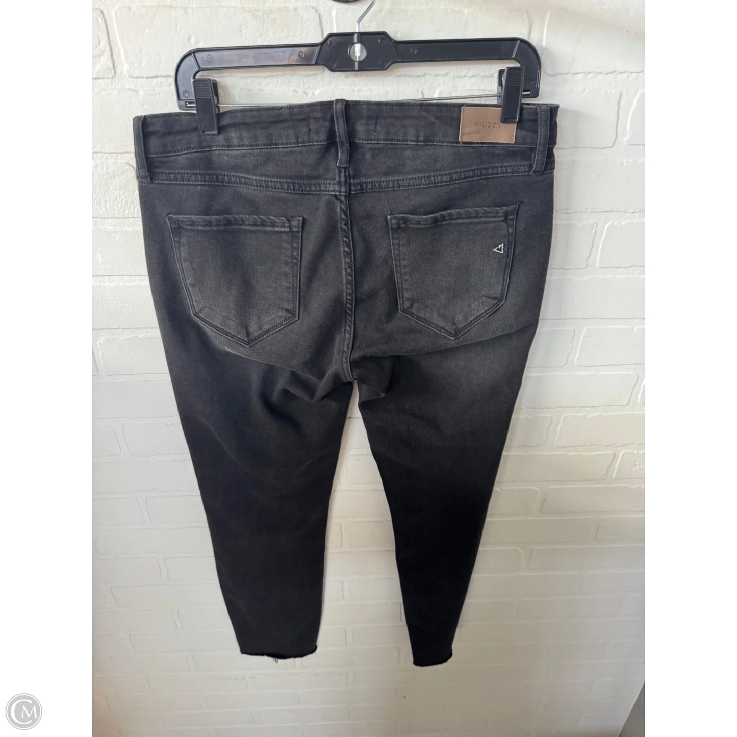 Jeans Skinny By Hidden In Black Denim, Size: 10