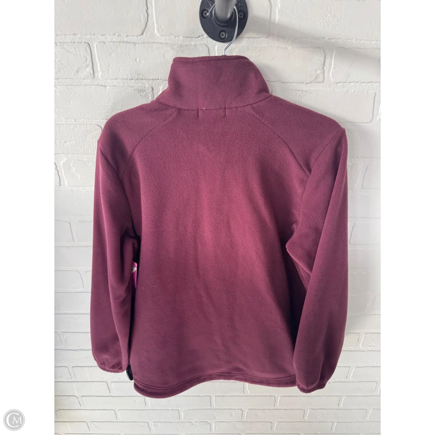 Jacket Fleece By Beyond Yoga In Maroon, Size: S