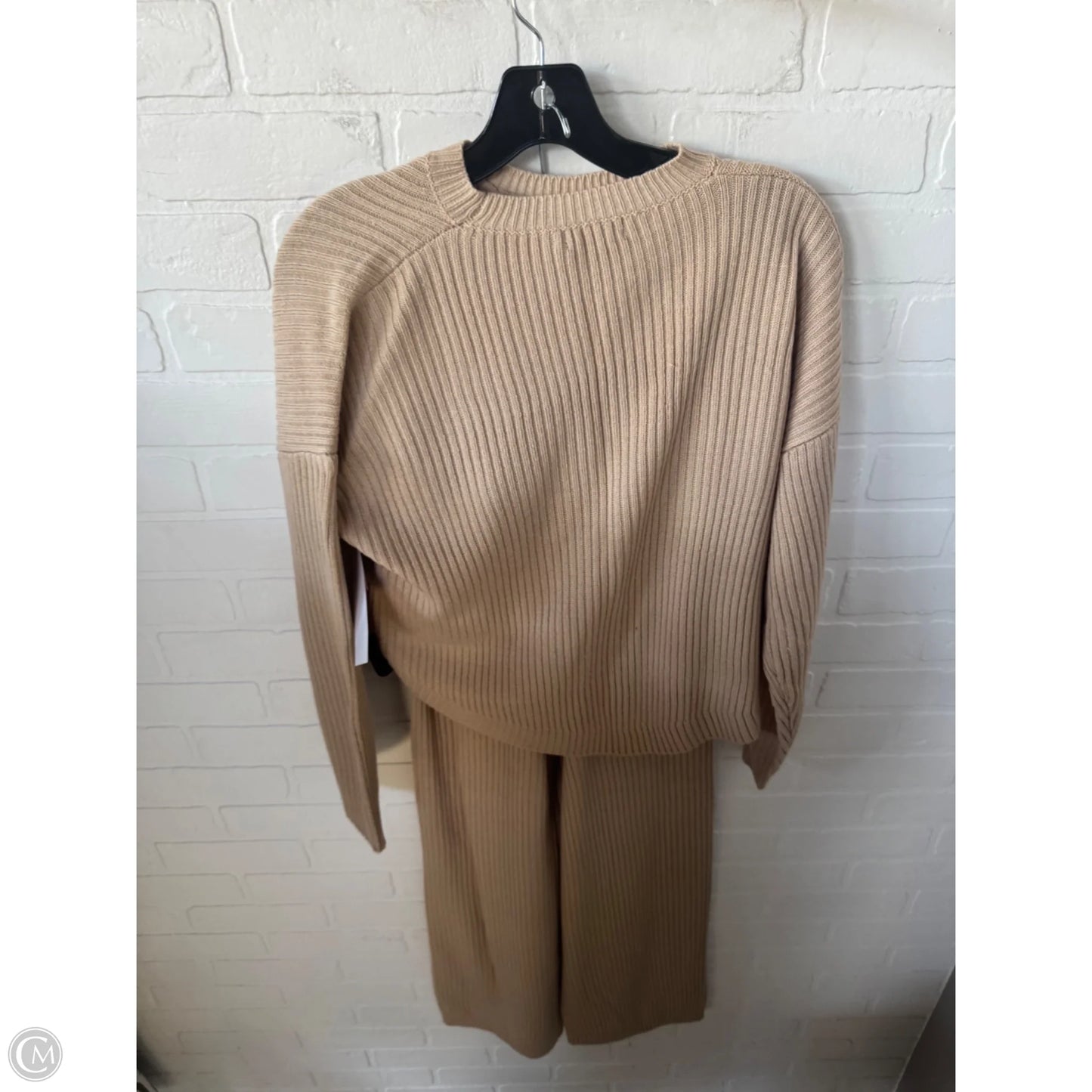 Lounge Set Pants By Nasty Gal In Tan, Size: S