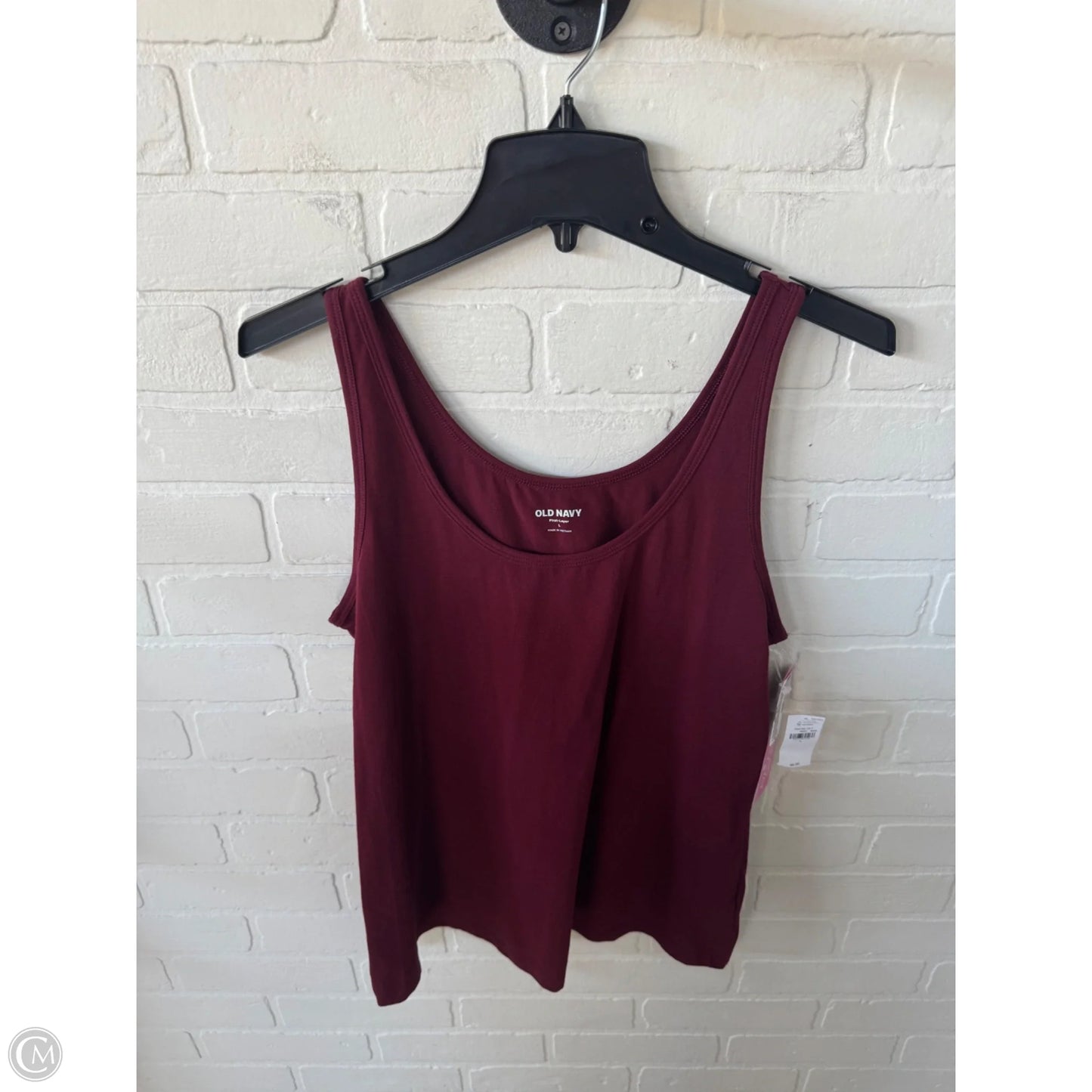 Tank Top By Old Navy In Red, Size: L