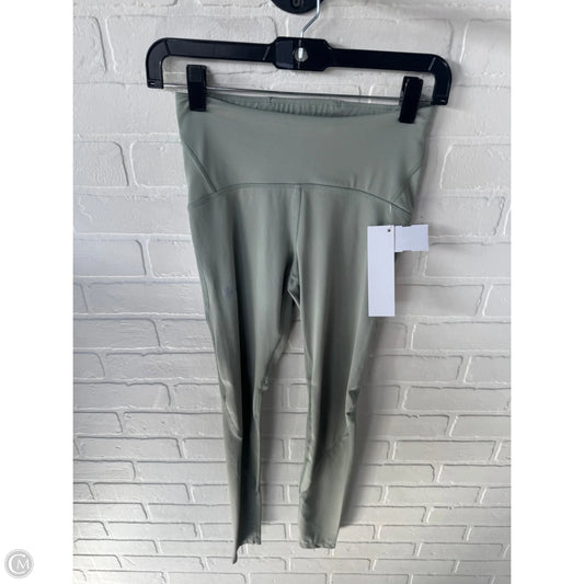 Athletic Leggings By Under Armour In Green, Size: 4