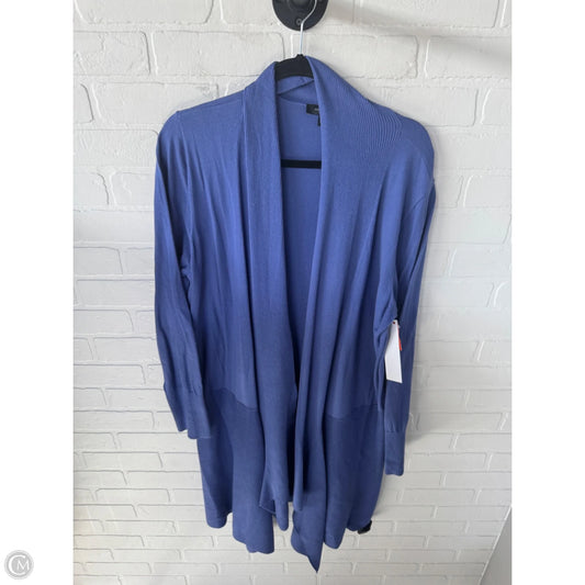 Sweater Cardigan By Ann Taylor In Purple, Size: Xxl
