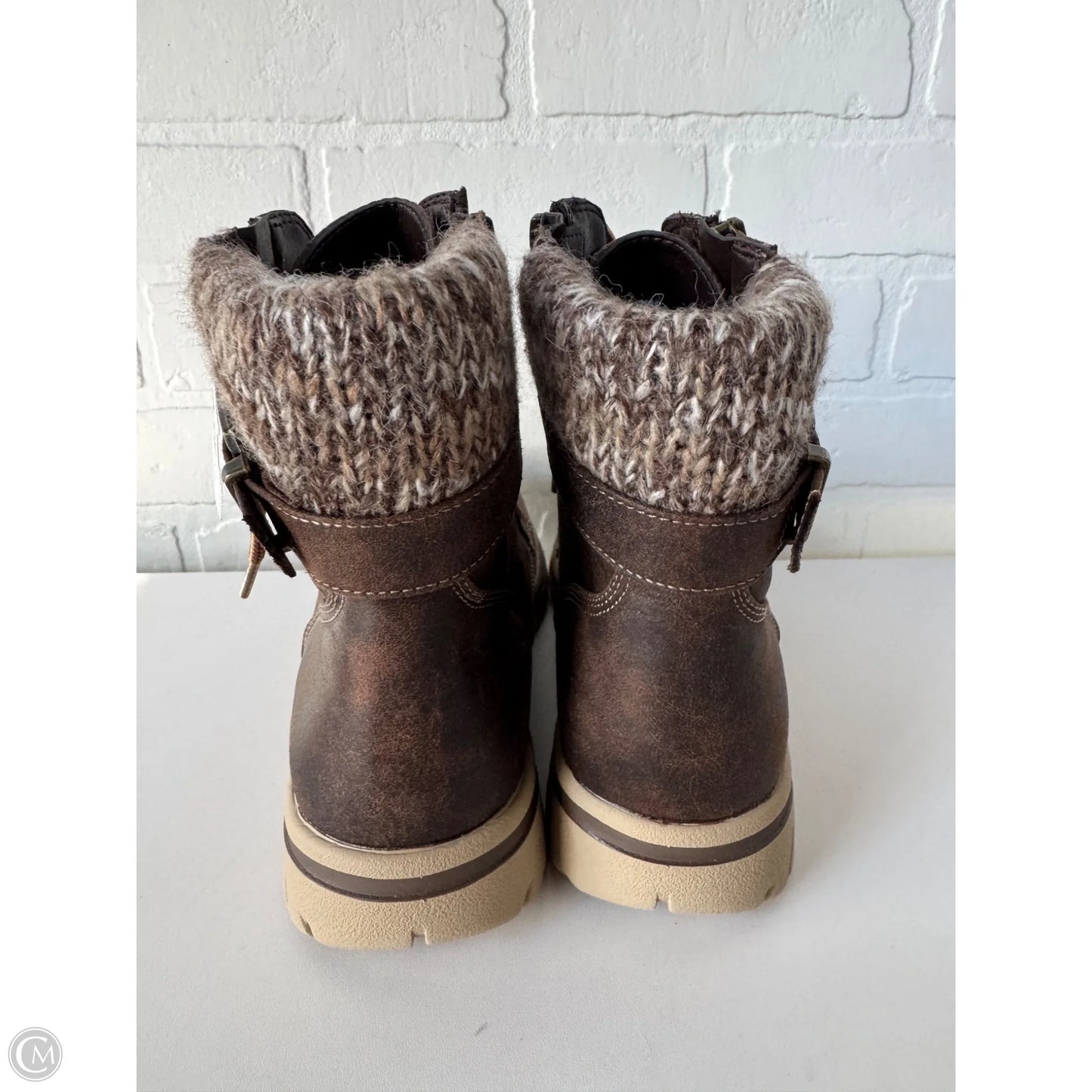 Boots Ankle Flats By Cliffs By White Mountain In Brown, Size: 8.5