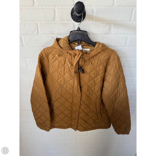Jacket Puffer & Quilted By Madewell In Tan, Size: M