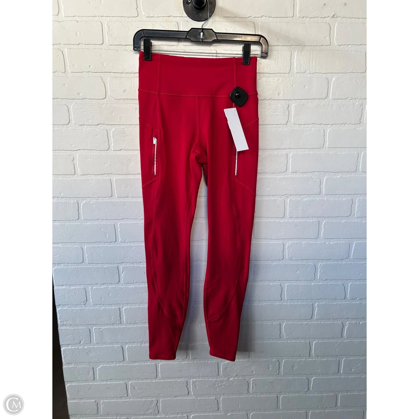 Athletic Leggings By Athleta In Red, Size: 0