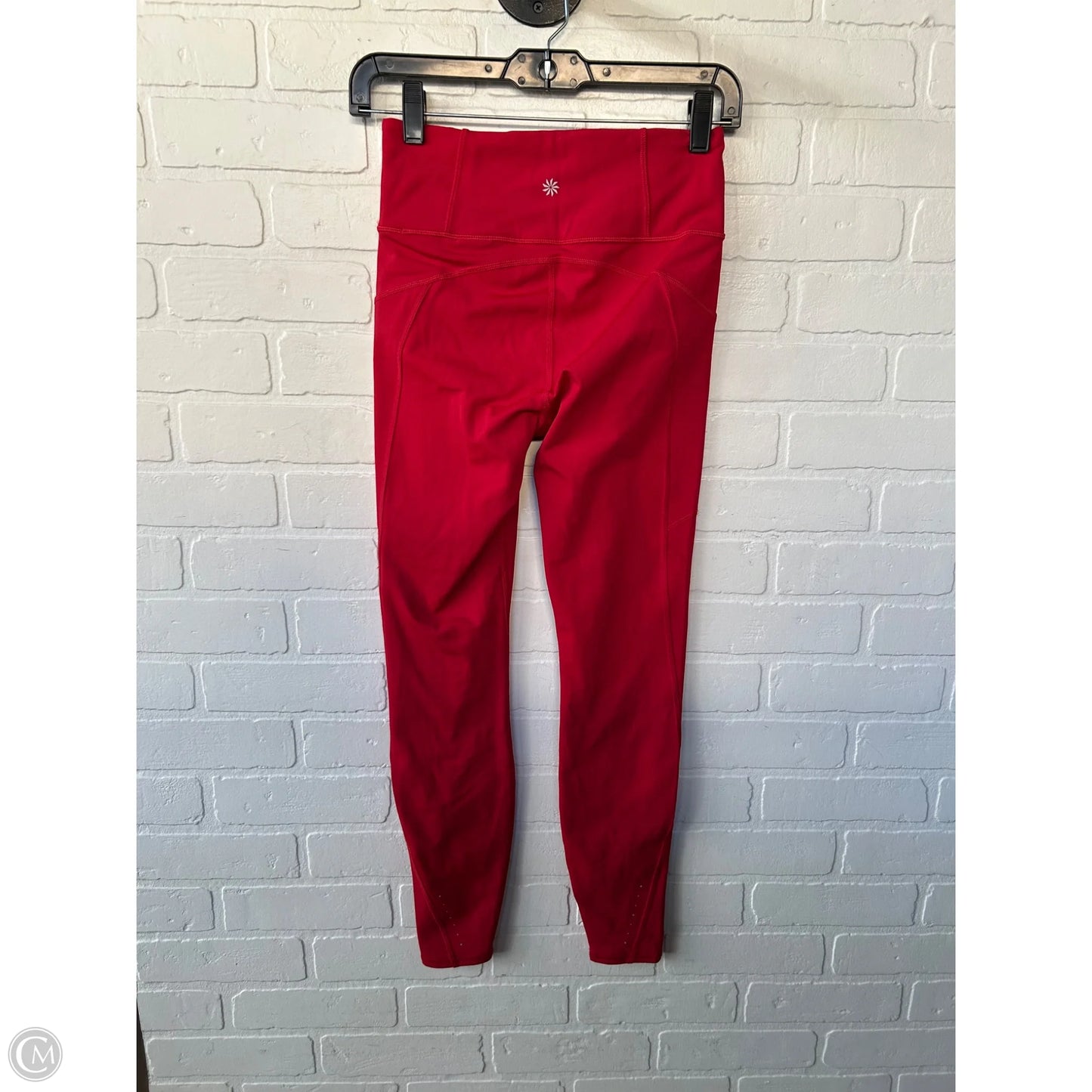 Athletic Leggings By Athleta In Red, Size: 0