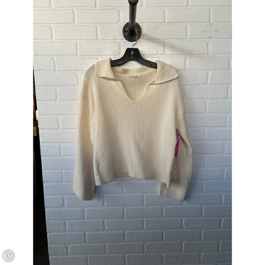 Sweater By Clothes Mentor In Cream, Size: S