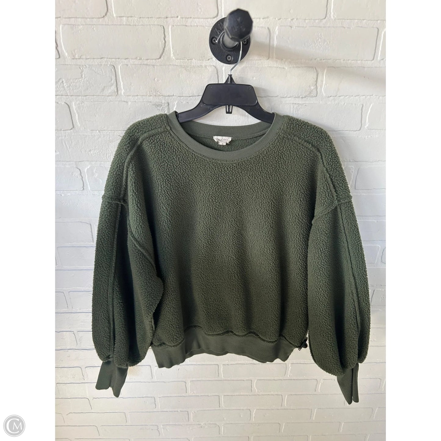 Sweatshirt Crewneck By Pilcro In Green, Size: M