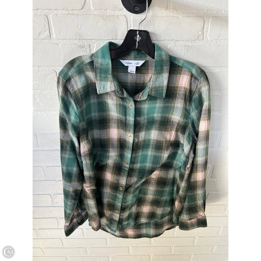 Top Long Sleeve By Old Navy In Green, Size: L