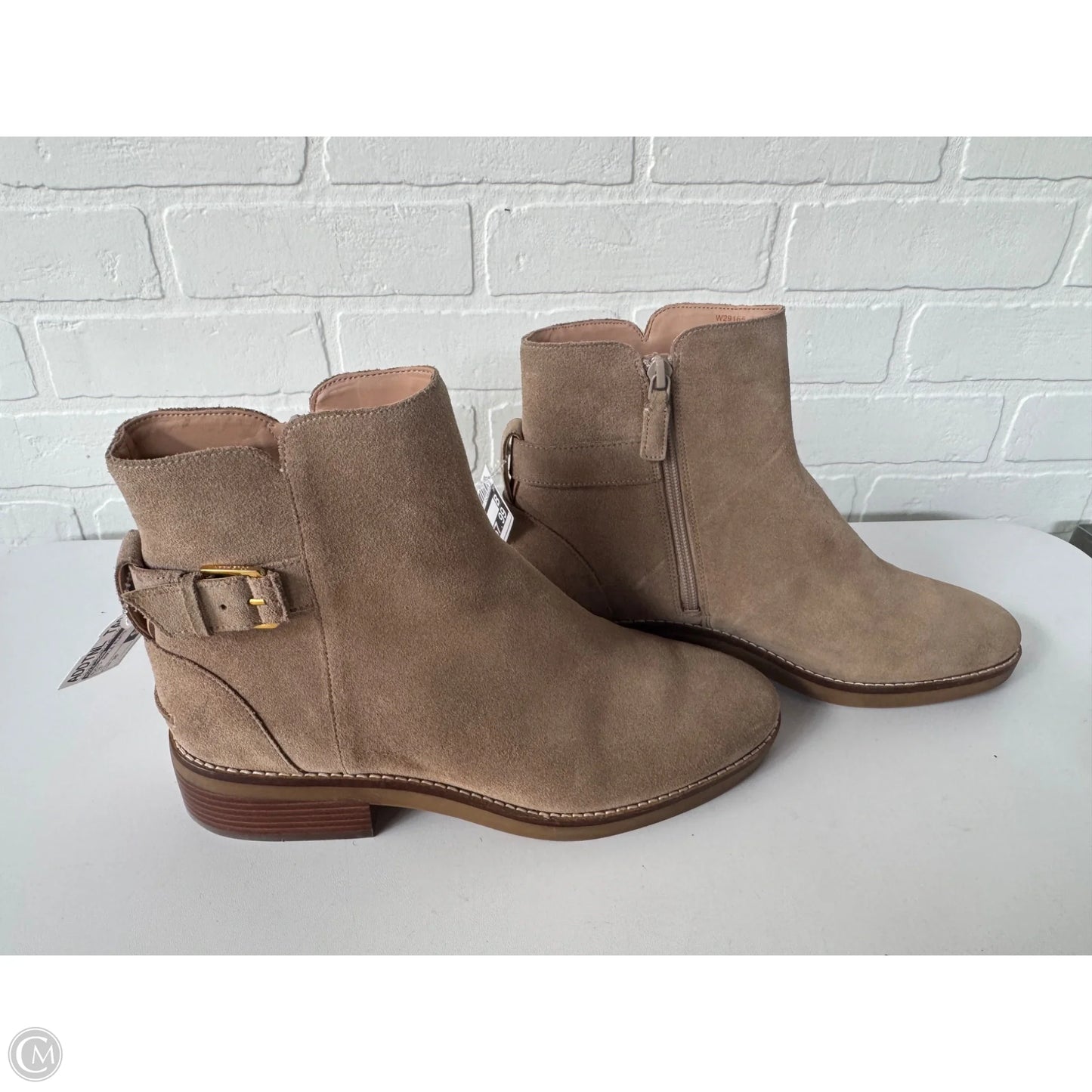 Boots Ankle Flats By Cole-haan In Tan, Size: 10