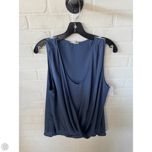 Top Sleeveless By Pleione In Blue, Size: Xl