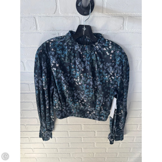 Top Long Sleeve Designer By All Saints In Blue, Size: M