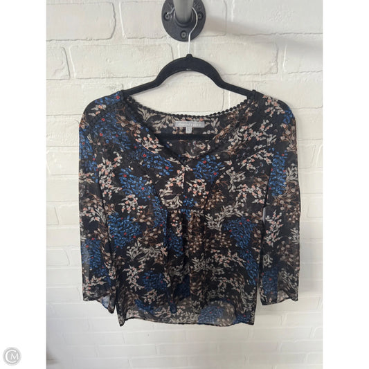 Top Long Sleeve By Daniel Rainn In Black, Size: M