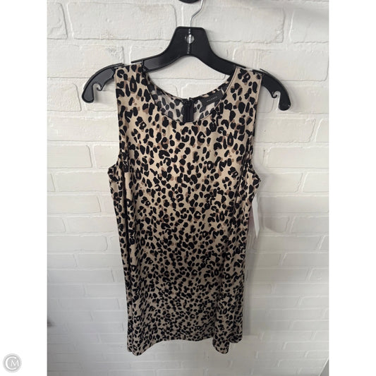 Dress Casual Short By Halogen In Black & Tan, Size: M