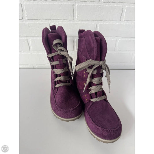 Boots Snow By Sorel In Purple, Size: 7