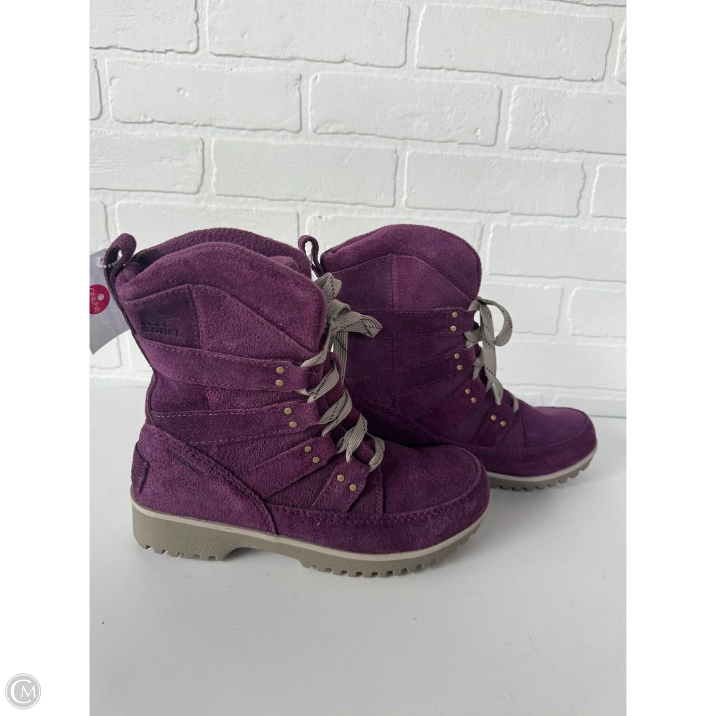 Boots Snow By Sorel In Purple, Size: 7