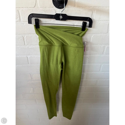 Athletic Leggings By Beyond Yoga In Green, Size: 0
