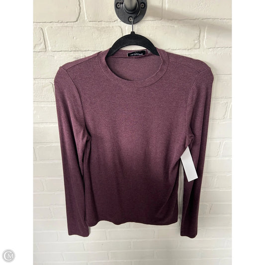 Top Long Sleeve Basic By Lna In Purple, Size: M
