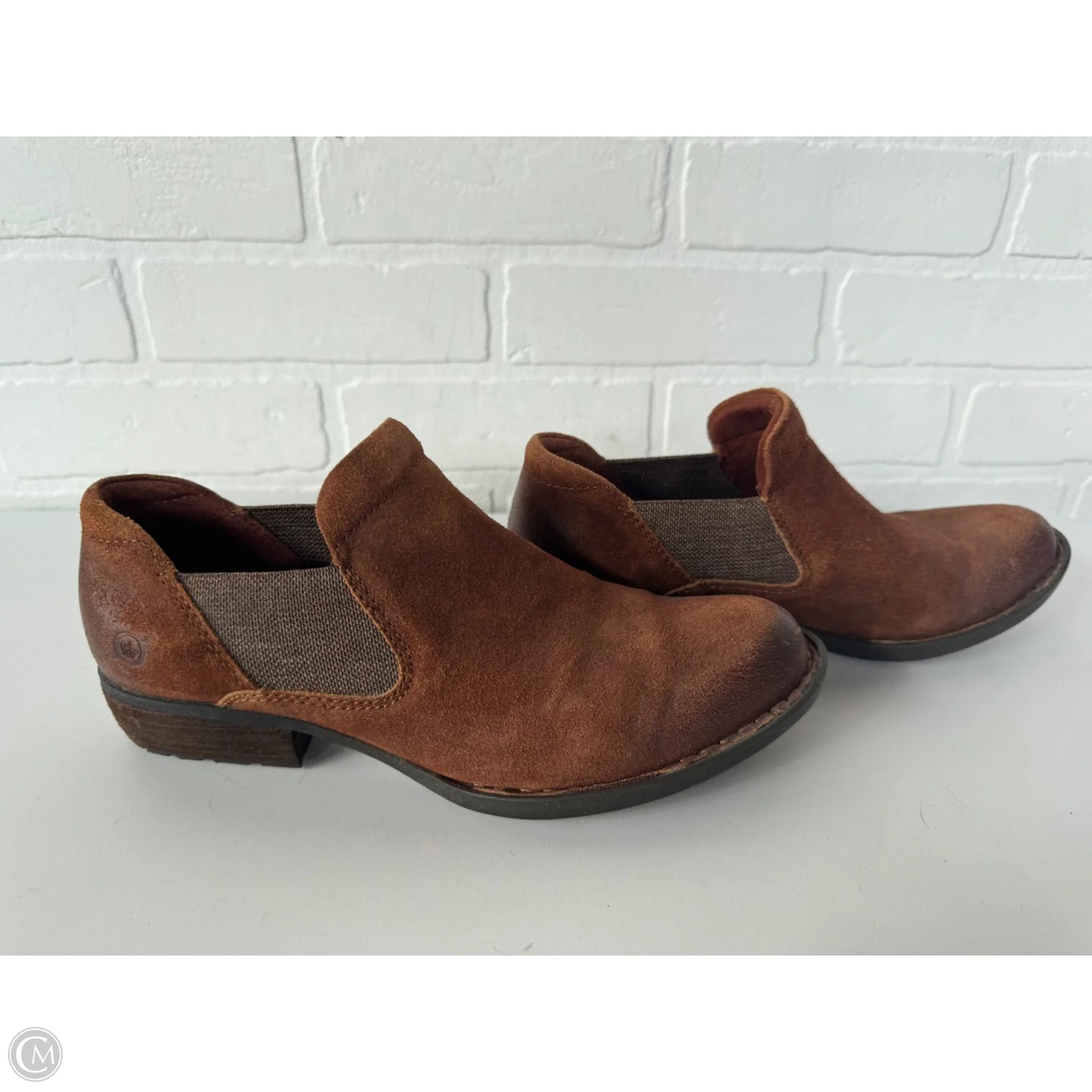 Boots Ankle Flats By Born In Brown, Size: 7.5