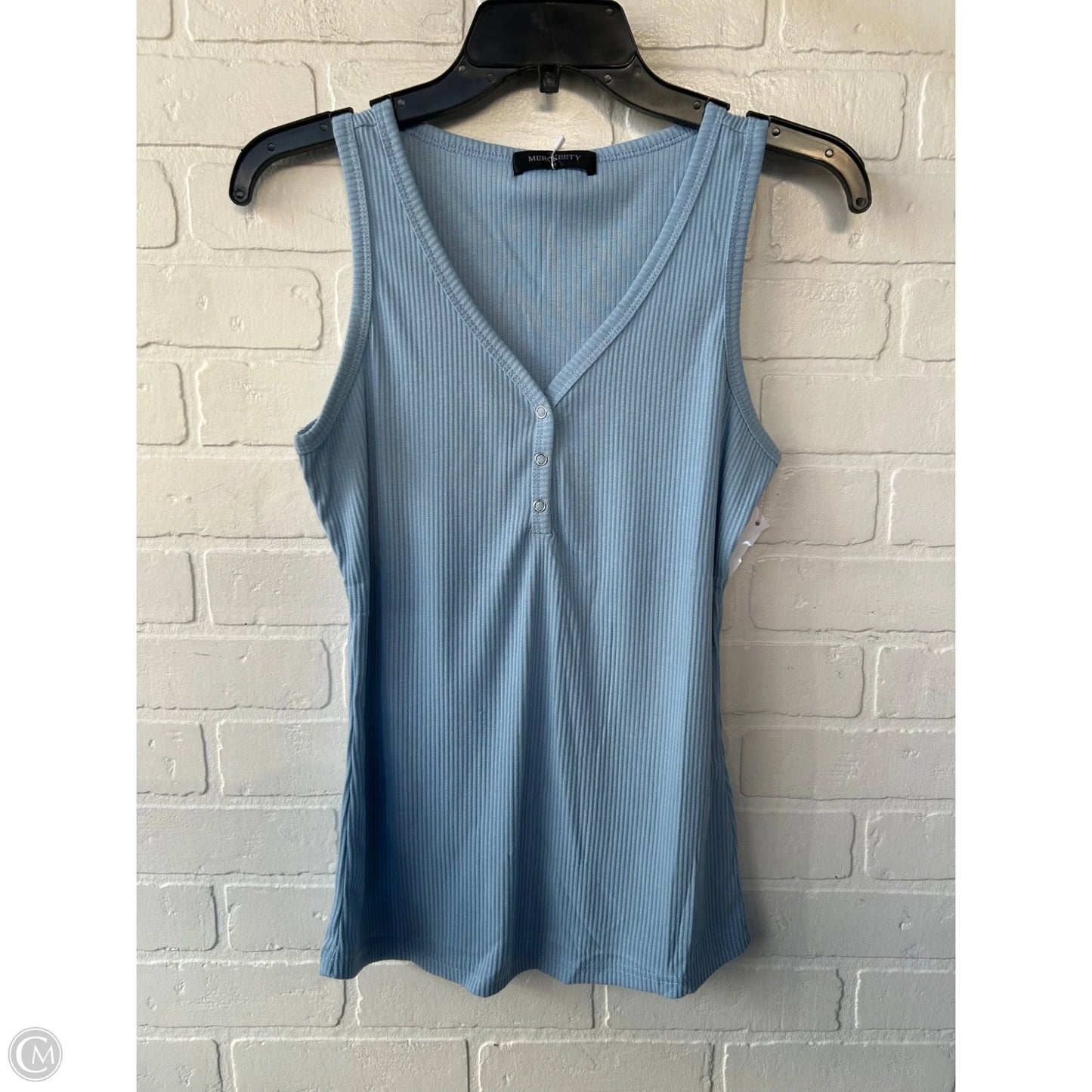 Top Sleeveless Basic By Merokeety In Blue, Size: S