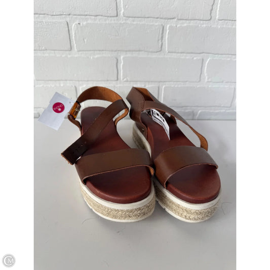 Sandals Flats By Mia In Brown, Size: 8