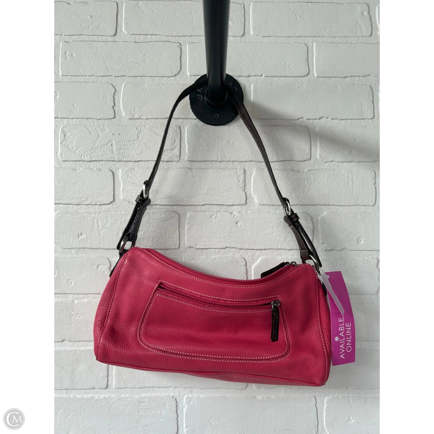 Handbag Leather By Clothes Mentor, Size: Small