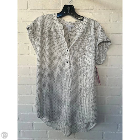 Top Sleeveless By Carolina Belle In Black & White, Size: S